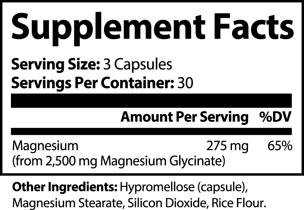 Magnesium Glycinate Supplement