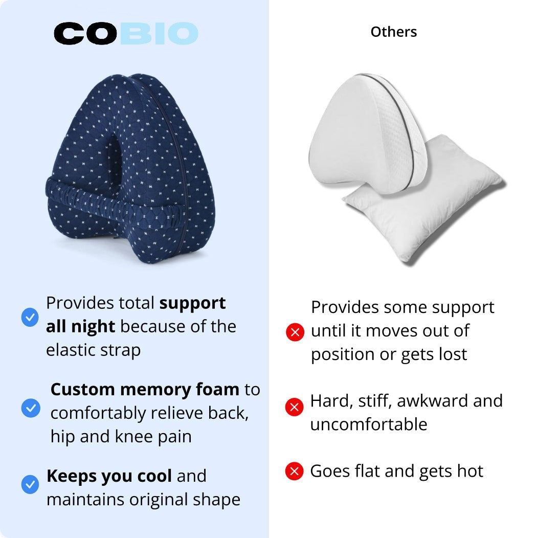 Memory Foam Leg Pillow coBIO